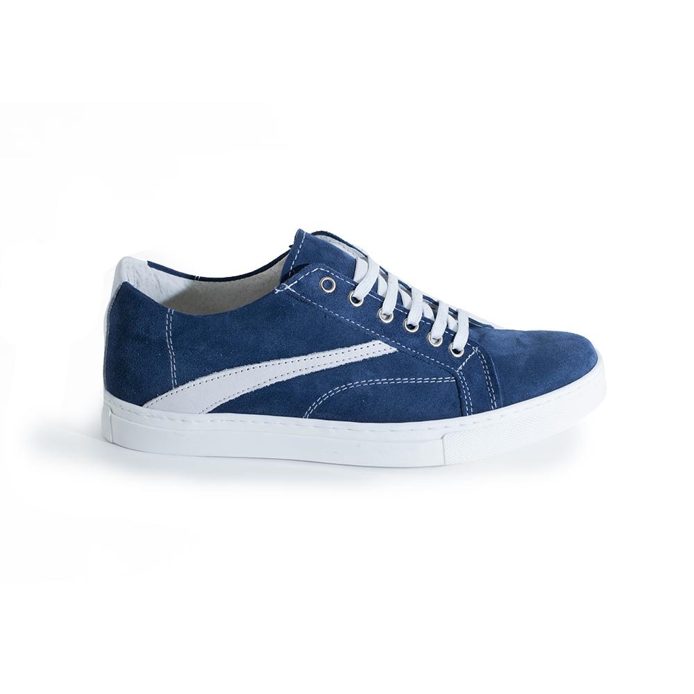 Sneakers uomo in camoscio - immagine 4