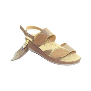Sandalo per piedi larghi cinzia soft