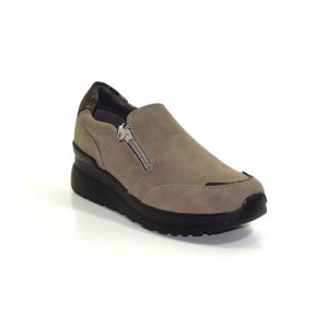 Mocassino con cerniera donna