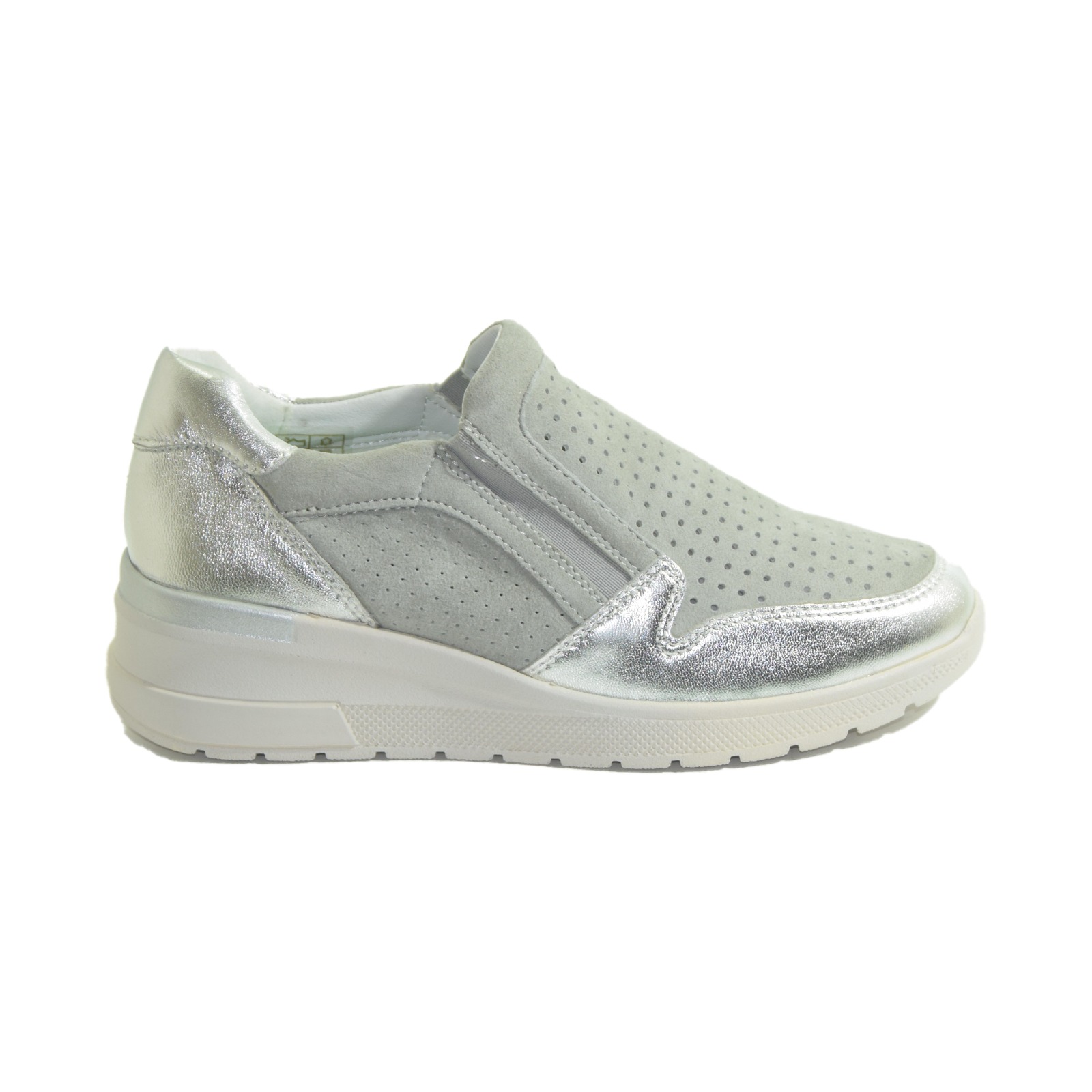 Sneaker con elastici donna - immagine 2