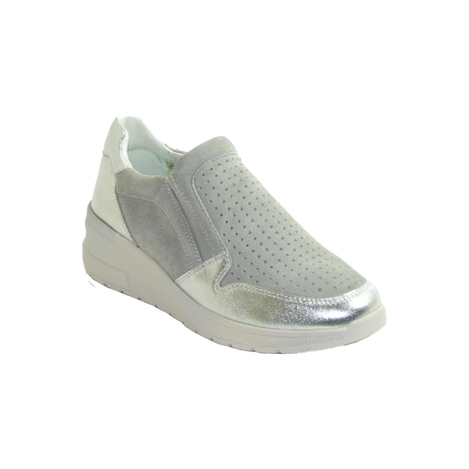 Sneaker con elastici donna