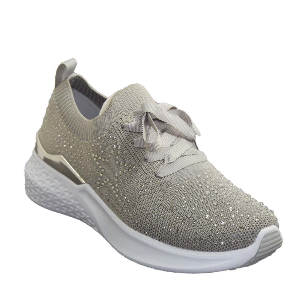 Sneaker senza lacci elasticizzato