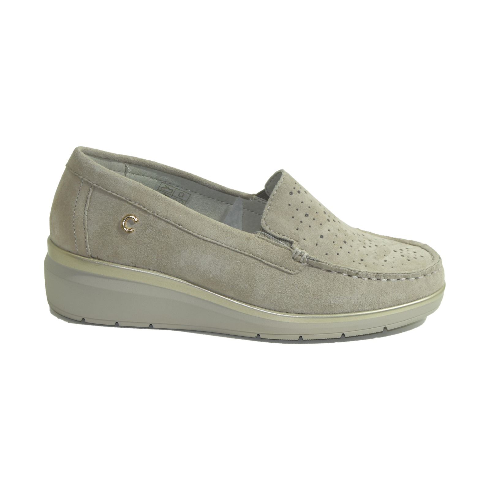 Scarpe mocassino donna forato - immagine 4