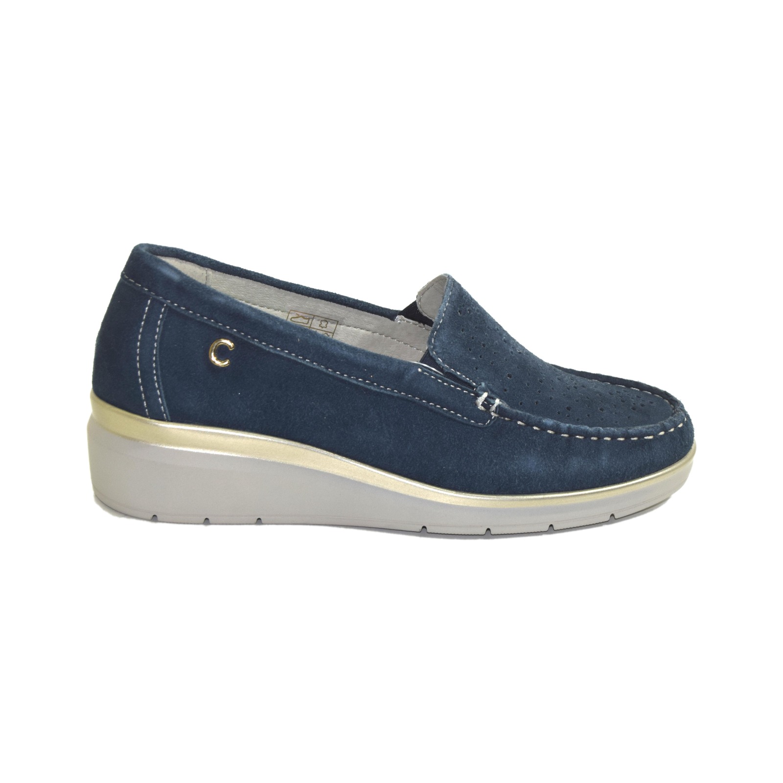 Scarpe mocassino donna forato - immagine 3