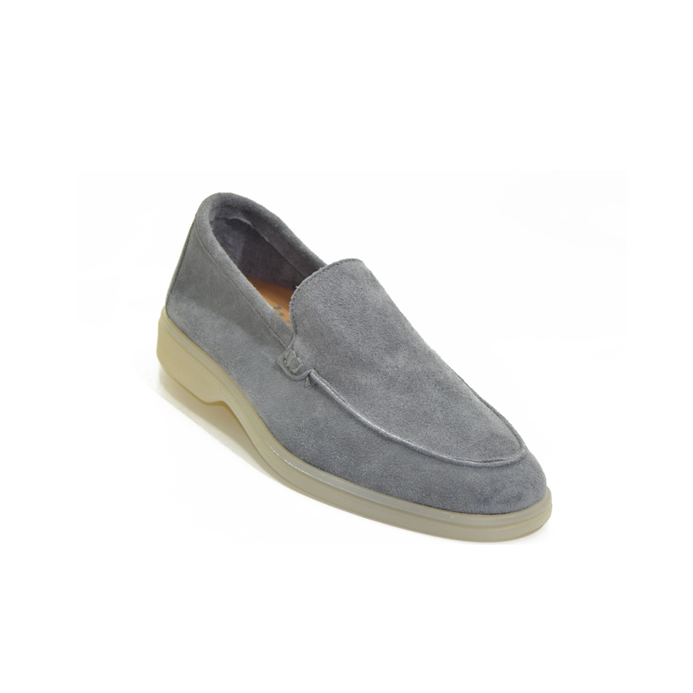 Mocassino camoscio uomo