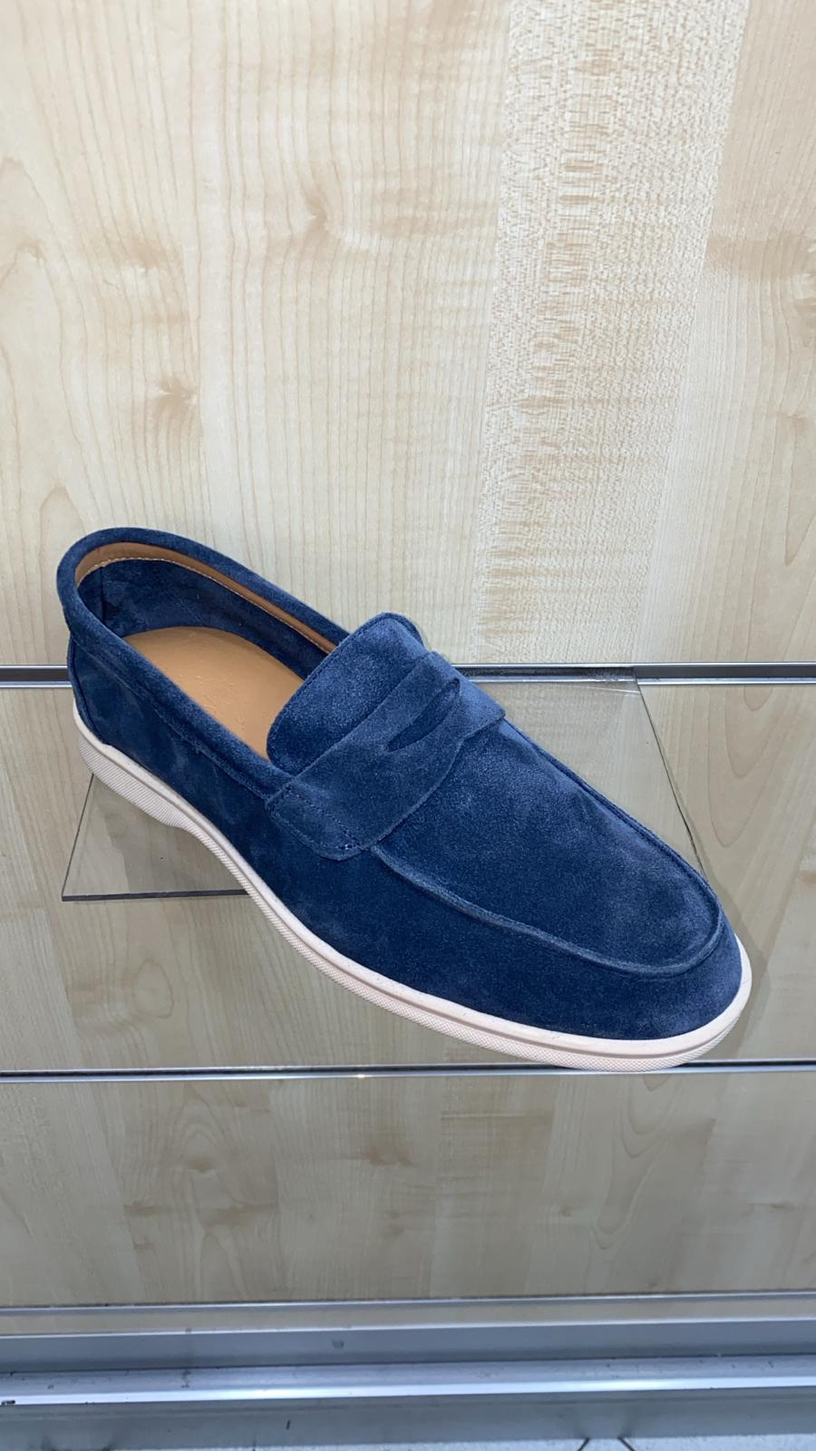 Mocassino camoscio uomo - immagine 2