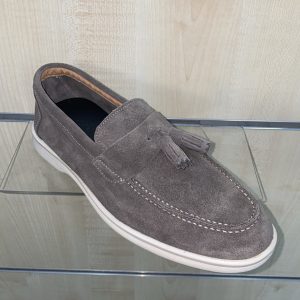 Mocassino leggero camoscio uomo
