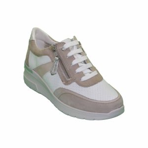 Sneakers lacci e cerniera