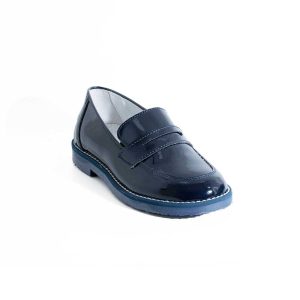 mocassino per cerimonia blu