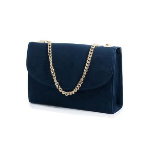 Pochette in tinta Bleu